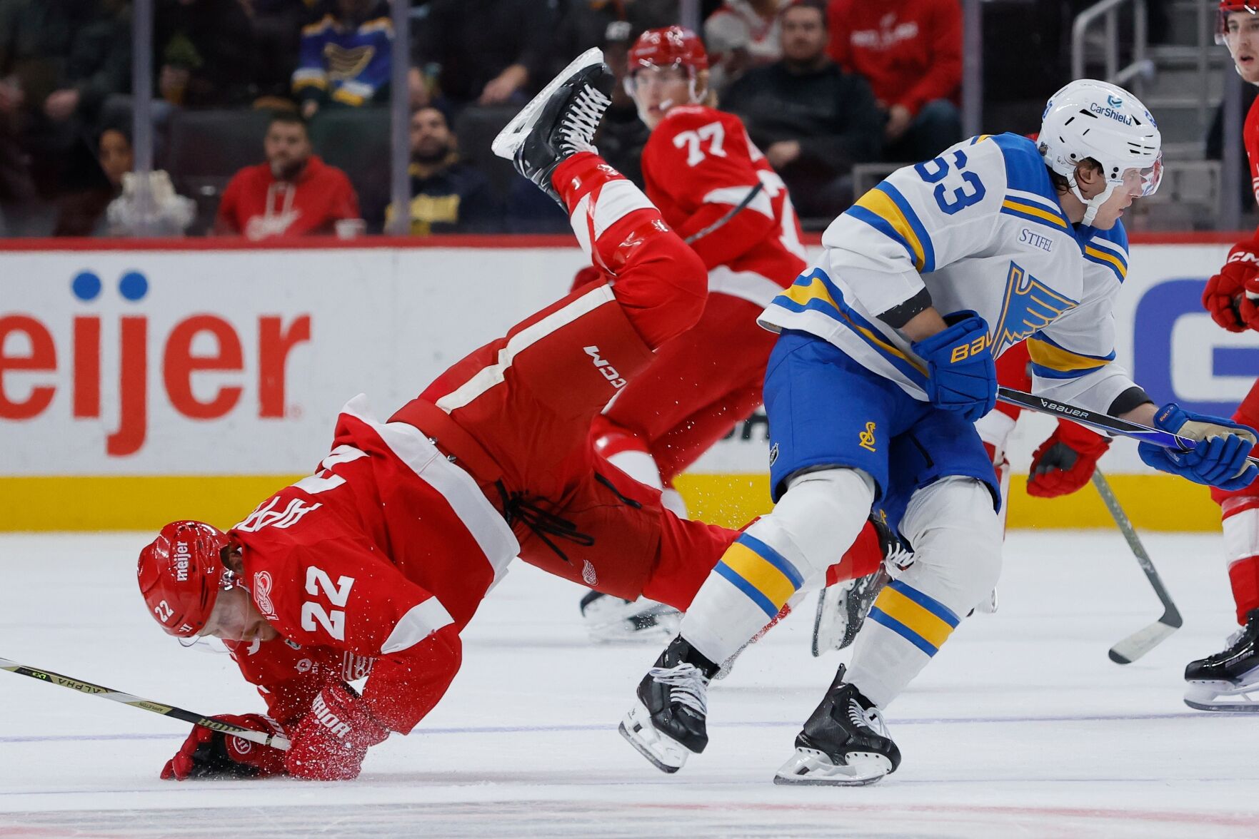 Blues Red Wings Hockey